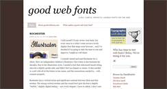 Desktop Screenshot of goodwebfonts.com